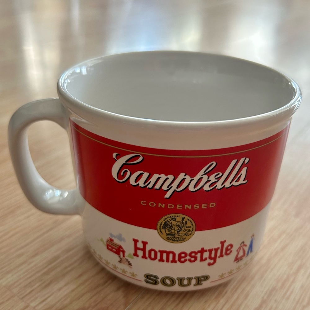 Vintage 1989 Campbell's Homestyle Soup 14 oz Mug Bowl Ceramic Westwood